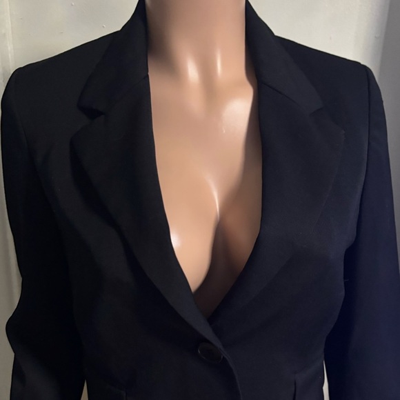 JUICY COUTURE Her Majesty Women’s Black Blazer100% Wool - Picture 6 of 13